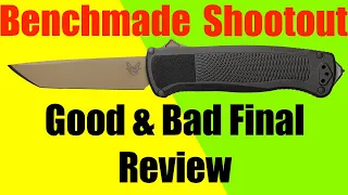 Benchmade Shootout - The Good And Bad Final Review