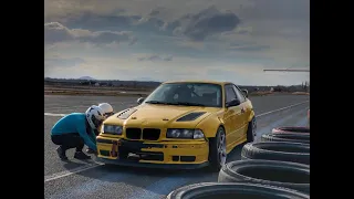 Primul test cu E36 M3 la circuit - onboard