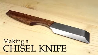 Making a Chisel Knife - inspired by the Mora & kiridashi knives