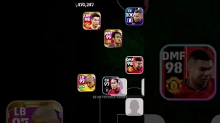 My Squad 💥 | 4-1-2-3 Formation | eFootball 2024 Mobile #efootball #shorts #viral