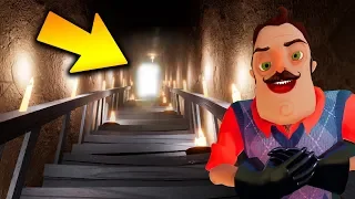 I WASN'T EXPECTING THAT AT THE END OF THE CREEPS BASEMENT! | Hello Neighbor Mod
