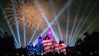 Full Show - Disneyland July 4th 2021 Fireworks - Best View - Independence Day & Mickey’s Mix Magic