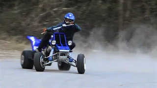 YAMAHA BANSHEE 350 FULL SPEED SHREDDING!! Headphones Highly Recommended**