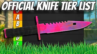 Official Knife Tier List! - Ranking Every CS2 Knife Skin from Best to Worst (2024)