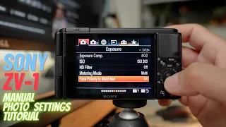 Sony ZV1 Photo Settings TUTORIAL #sonyzv1