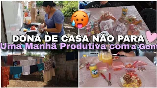 ROTINA DE DONA DE CASA | lavei roupas | compras no mercado | amor fez o almoço e limpou a 🏡