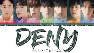 MONSTA X (몬스타엑스) - DENY (Color Coded Lyrics Esp/Rom/Han가사)