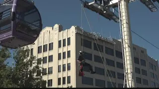 Spokane firefighters learn how to perform gondola rescues