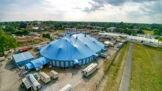 Circus Krone in Celle - Luftaufnahmen
