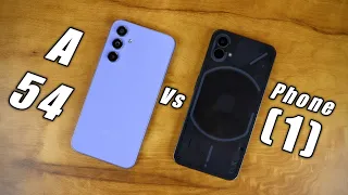 samsung galaxy a54 5g vs nothing phone 1 | exynos 1380 vs snapdragon 778g