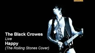 Black Crowes covering the Rolling Stones Happy