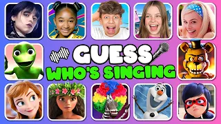 Guess Who's Singing 🎵🎙️🔥 Lay Lay, King Ferran, Salish Matter, MrBeast, Elsa, Diana, Kinigra Deon
