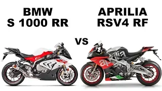 BMW S1000RR vs Aprilia RSV4 RF-Comparison