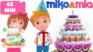 Happy Birthday Song | Nursery Rhymes & Kids Songs - Mike and Mia