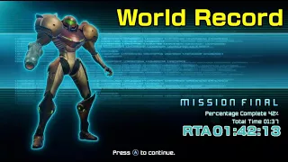 Metroid Prime Remastered - Any% Speedrun in 1:42:13 (World Record as of 3/4/2023)