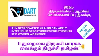 IT துறையை திரும்பி பார்க்க வைக்கும் திருச்சி VDart Technologies | Startup Company Tamil Nadu