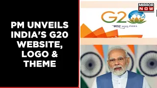 PM Modi Unveils India's G20 Website, Logo & Theme | G20 Summit 2023 In India | Latest English News