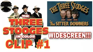 The Three Stooges In Color!! Clip #1 In Widescreen
