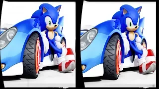 3D Sonic Racing VR Videos 3D SBS Google Cardboard VR Experience VR Box Virtual Reality Video