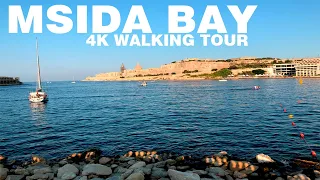 Msida Malta 🇲🇹 Picturesque Seaside 🏊 I 4K Walking Tour #malta #walkingtour #travel