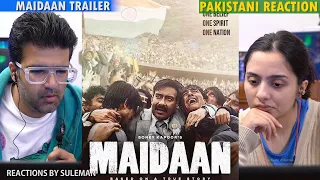 Pakistani Couple Reacts To Maidaan Trailer | Ajay Devgn | Amit Sharma | Boney K | A.R Rahman