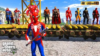 GTA 5 Epic Ragdolls | Spiderman and Super Heroes Venom Jumps/fails (Euphoria Physics)Episode -119