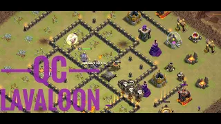 Qc lavaloon without cc🔥🔥🔥th9 Attack strategy from cml e-sports. #clashofclans