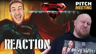 Man of Steel Pitch Meeting REACTION - I see through you WB!