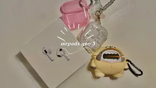 Airpods gen 3 unboxing aesthetic 2023 | nayy