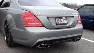 Mercedes Benz RENNTech S63 AMG Bi turbo Overview W221 | Matte | Track Race | Startup Exhaust Sound