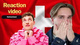 Dutch guy reacts to Nemo - The Code I Switzerland 🇨🇭I REACTION VIDEO I EUROVISION 2024