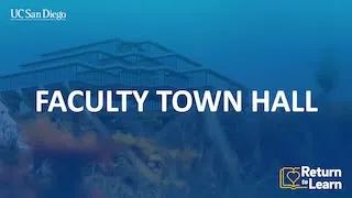 Return to Learn: Faculty Town Hall (September 18)