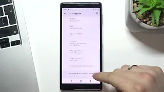 Где найти параметры разработчика на Sony Xperia XZ2