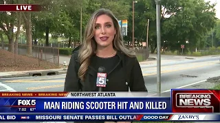 Man riding scooter hit and killed