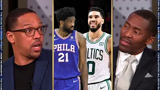 NBA on TNT crew reacts to Celtics vs 76ers Highlights | April 4, 2023