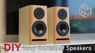 Dayton Audio Unit / 5.5인치 2way 북쉘프 스피커 만들기 / 5.5inch DIY 2way Bookshelf Speakers