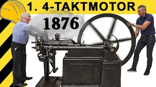 UNGLAUBLICH! 1. Otto 4-Takt Motor von 1876 - KALTSTART | DEUTZ Museum!