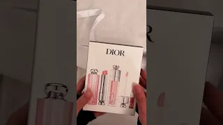 Unboxing my new Dior Addict Natural Glow Set #dior #lipstick #love #unboxing #gift #anniversary