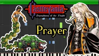 Prayer - Synthesia - Castlevania Sotn - Piano - tutorial