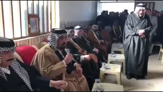 فصل عشيرة الرويشد مع السواعد بحضور الشيخ سعد كاطع شيخ مشايخ الرويشد عام