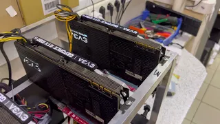 Mining Rig EVGA GTX 1080Ti 11Gb,  Жир течёт по монитору… TOP среди зелёных в майнинге 2017-го года