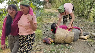 Single Woman - Harvesting String Flowers - Approaching Home Sick - Grandma's worries.