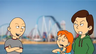 Classic Caillou Forces Rosie to Go on Scary Roller Coasters/Grounded