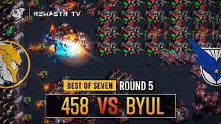 STARCRAFT FASTEST COREANO 🇰🇷 BYUL vs 458 🇰🇷 ROUND 5