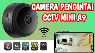 Cara Setting CCTV Mini camera A9 (pantau Jarak jauh)