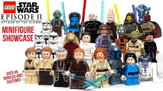 LEGO Star Wars Episode 2 ATTACK OF THE CLONES Minifigure Collection Showcase
