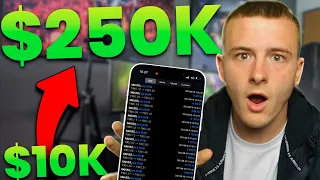 I Flipped $10,000 to $250,000 | LIVE FOREX TRADING! 🛑