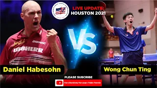 Highlight: Daniel Habesohn VS Wong Chun Ting | World Table Tennis  Championship | Houston 2021