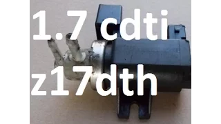 Vacuum pressure system 1.7 cdti  2004-2009 z17dth z17dtl Astra Corsa Meriva Combo