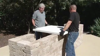 How to Build an Outdoor Kitchen with RumbleStone and QUIKRETE Countertop Mix